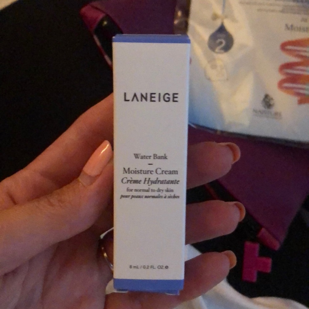 Laneige water bank moisture cream.